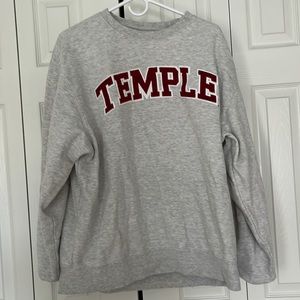 Light gray Temple Jansport crewneck, worn often, size L